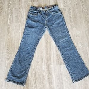 Express Medium Wash Bootcut Jeans W34 L32